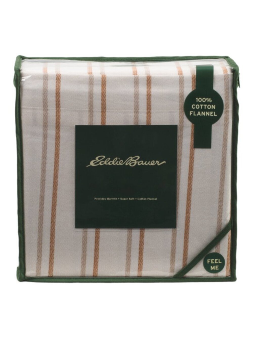 EDDIE BAUER Striped Flannel Sheet Set